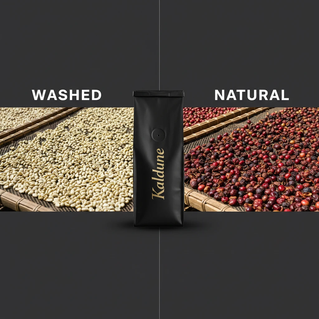 تفاوت فرآوری قهوه شسته (Washed) و نچرال (Natural): راز طعم‌های قهوه