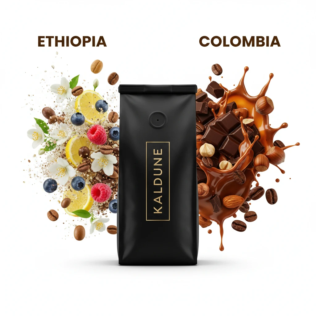 جنگ طعم‌ها: قهوه اتیوپی یا کلمبیا؟ (راهنمای انتخاب بر اساس سلیقه)