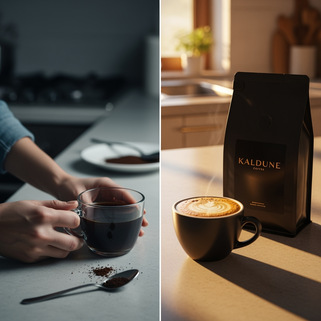 چرا قهوه خانگی شما مثل کافه نمی‌شود؟ (و چطور با ۳ راز ساده، آن را متحول کنید!)