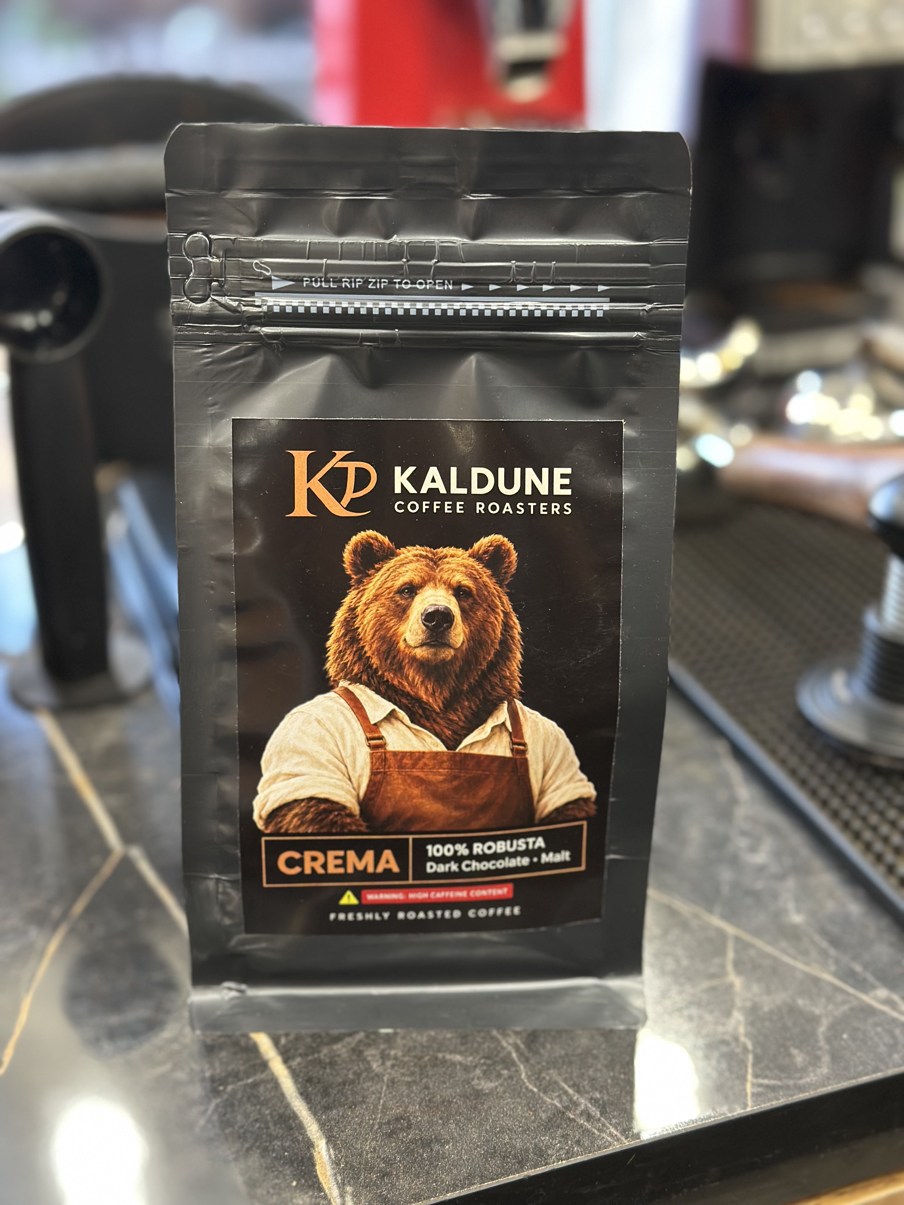 قهوه کرما (Crema blend) – ۱۰۰٪ روبوستا پرکافئین